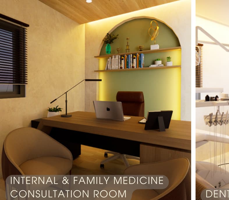 Internal and family medicine consultation room